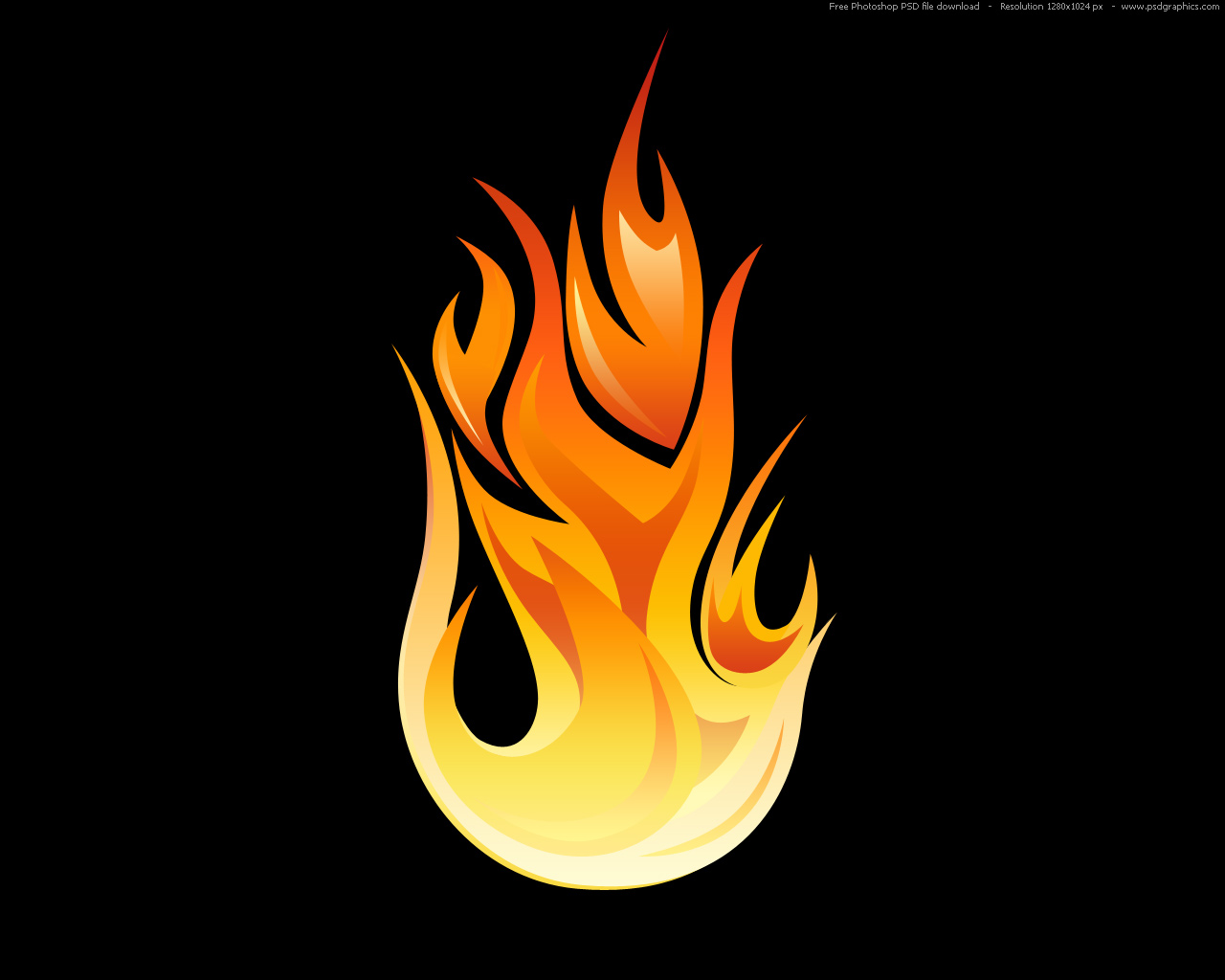 Black Fire Flames Graphics