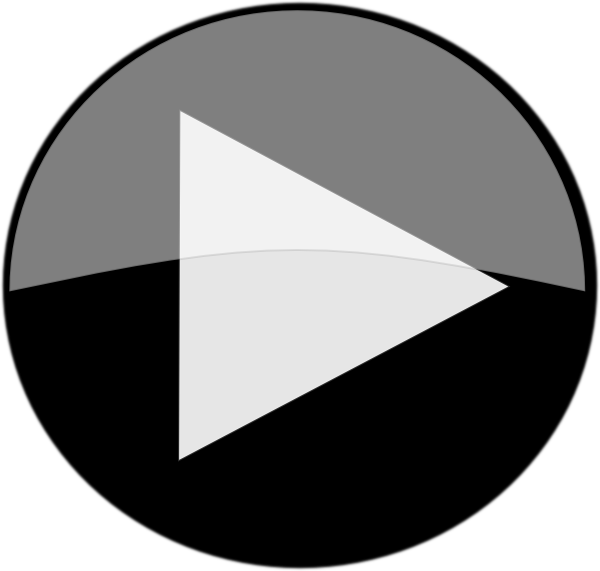 Black Play Button Clip Art