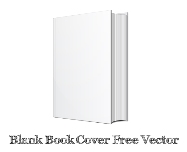 Blank Book Cover Graphic