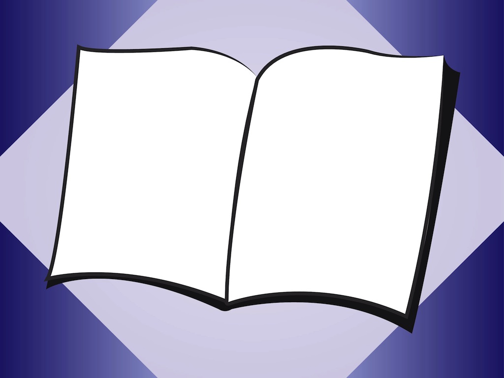 Blank Open Book Clip Art Blank Open Book Clip Art