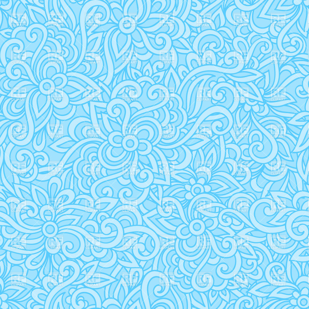 Blue Floral Pattern