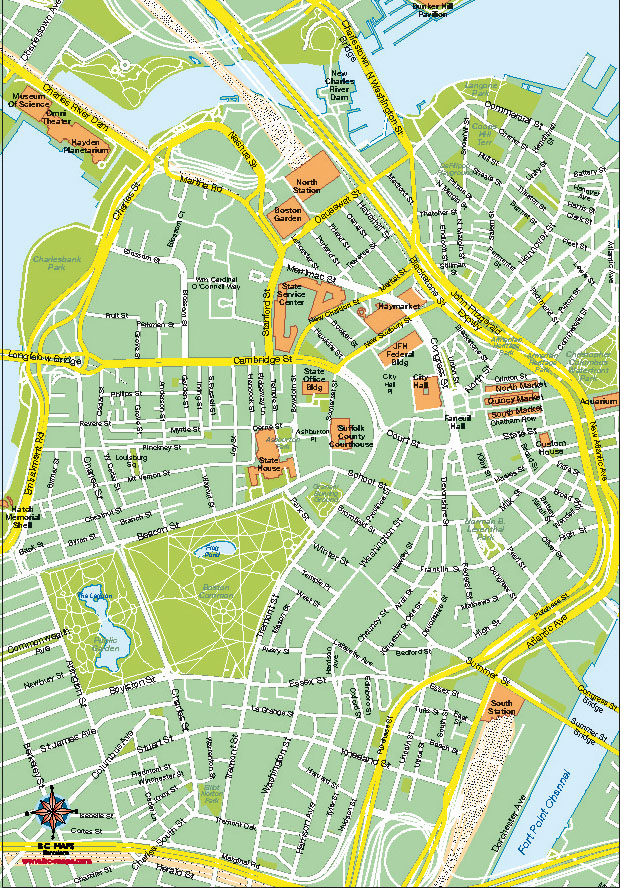 Boston Digital Vector Map