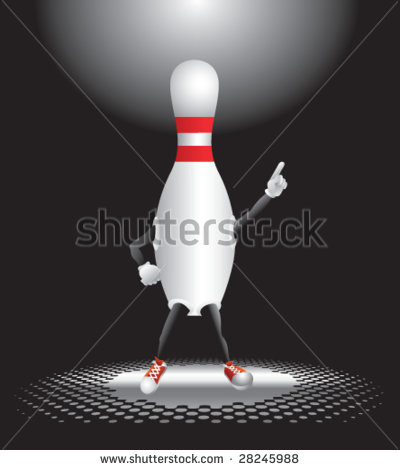 Bowling Pin Vector