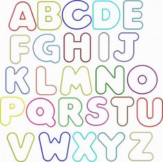 Bubble Letters Alphabet Font Bubble Letters Alphabet Font