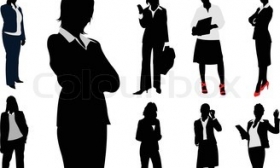 Business Women Vector Graphics