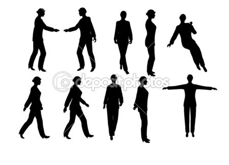 Businesswoman Silhouette Vector Free