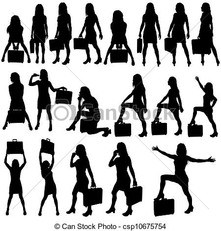 Businesswoman Silhouette