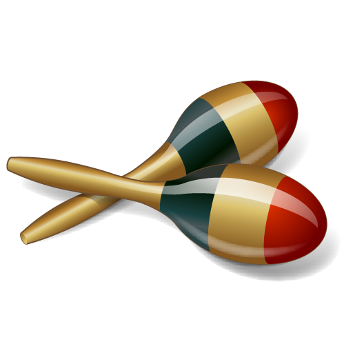 Cartoon Musical Instruments Maracas Cartoon Musical Instruments Maracas