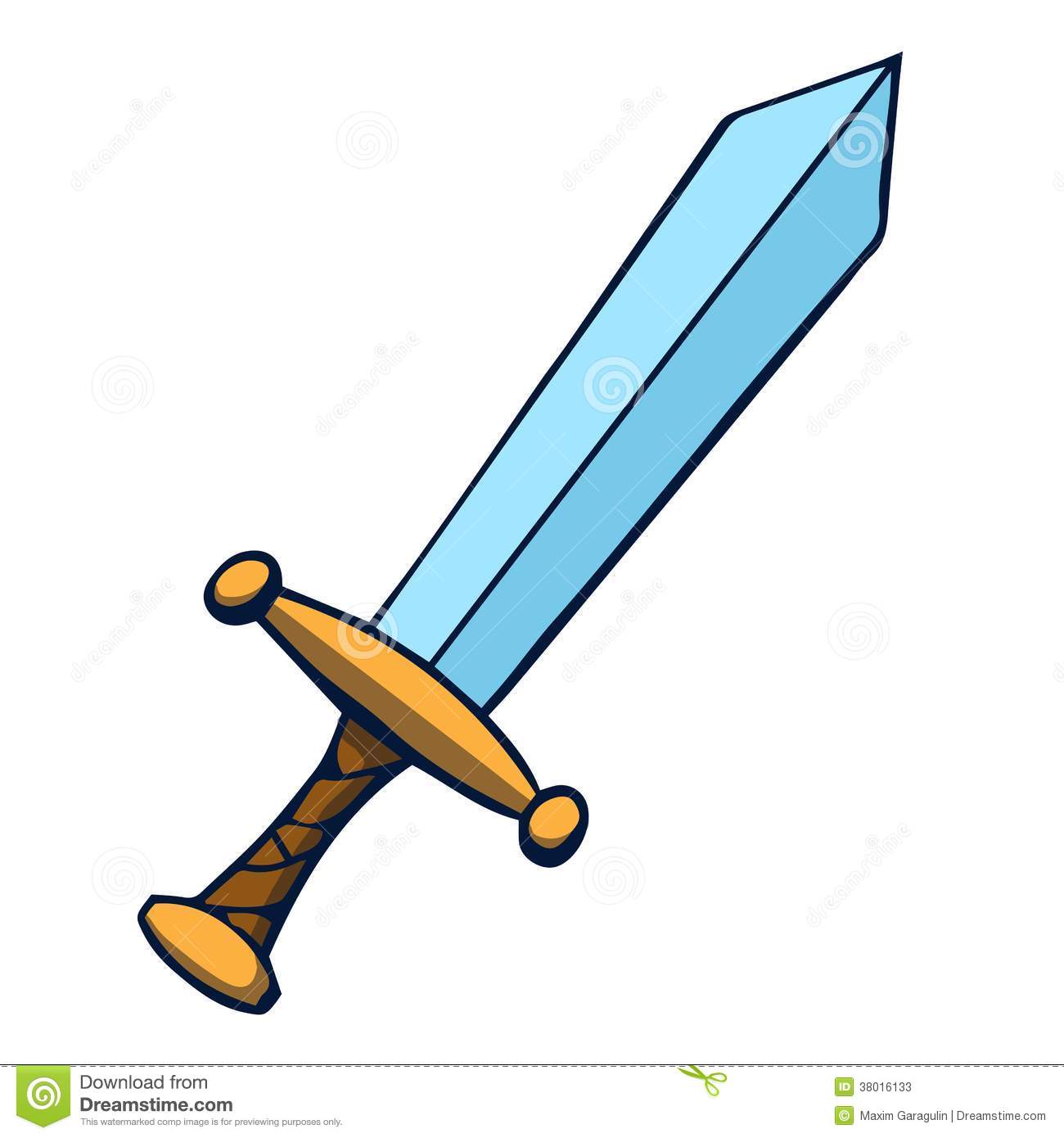 Cartoon Sword Clip Art