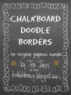 Chalkboard Doodle Borders