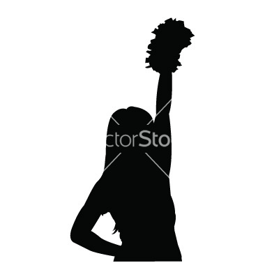 Cheer Silhouette Vector Clip Art