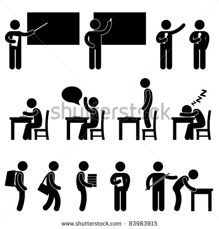 10 English Class Icons Vector Images