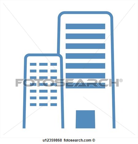 Clip Art Icons Buildings