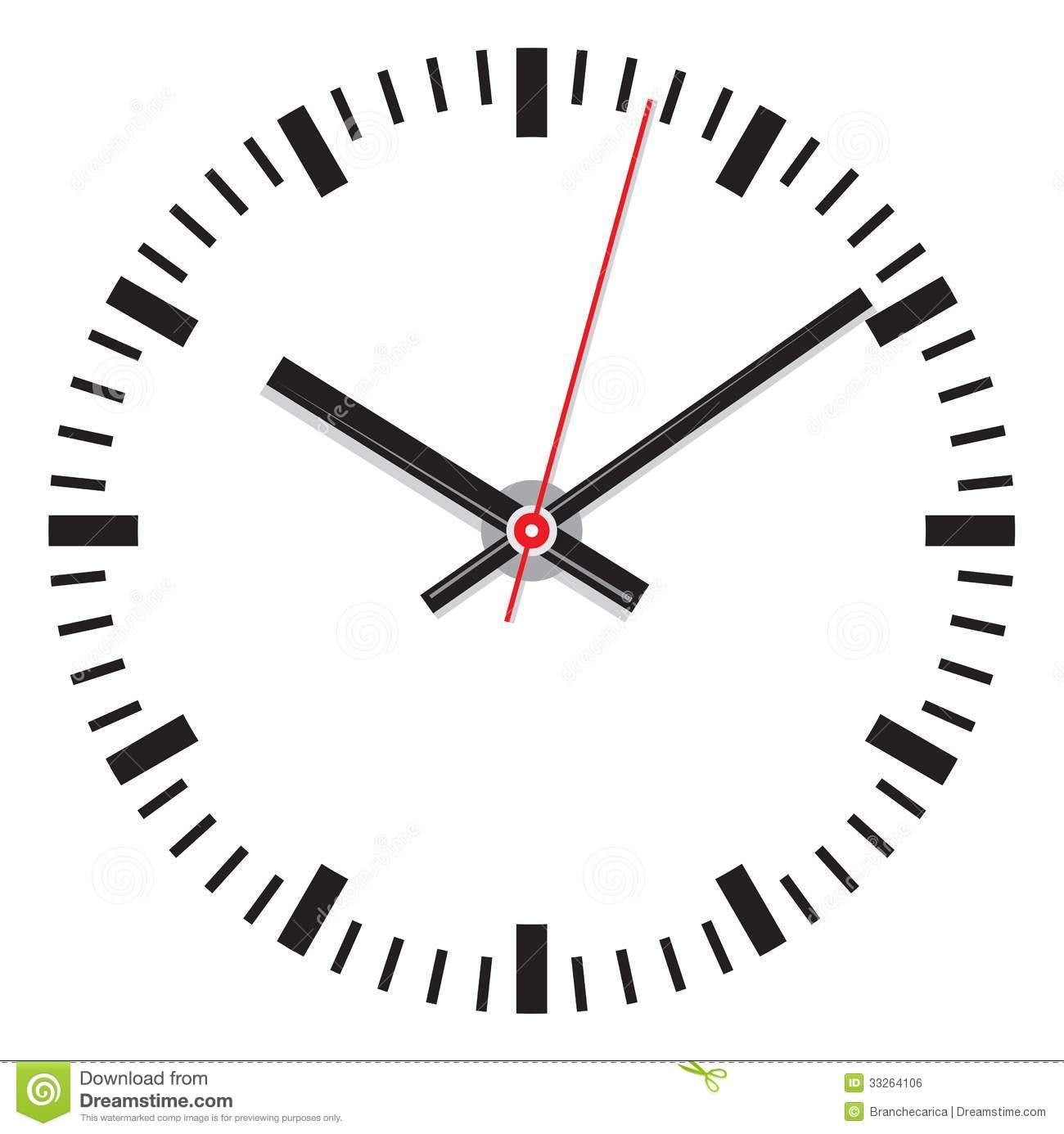 Clock Face Vector Art