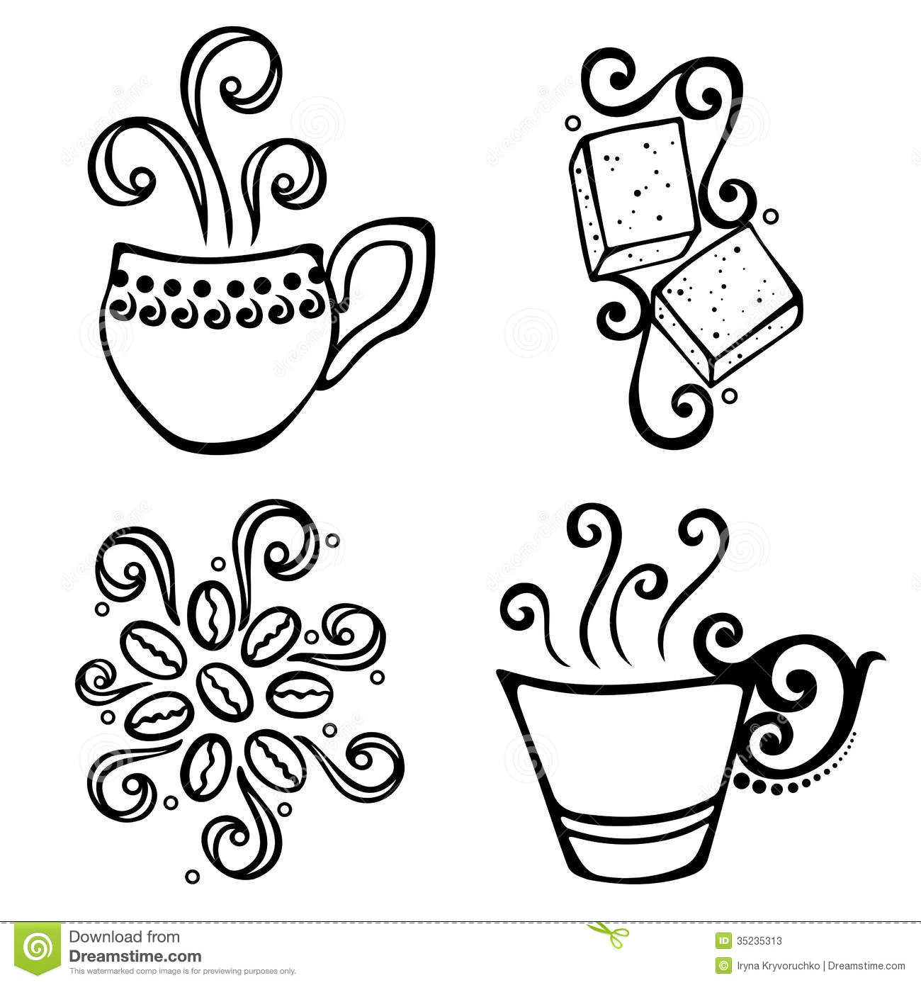 Coffee Steam Drawing Coffee Steam Drawing
