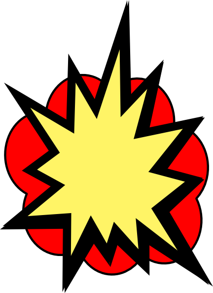 Comic Book Pow Clip Art