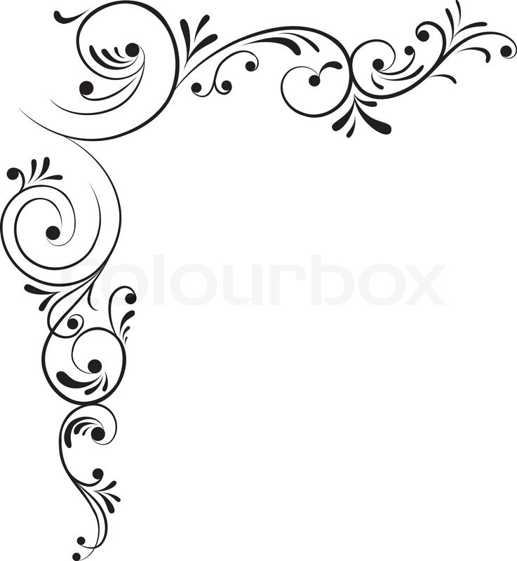 Corner Border Designs Clip Art