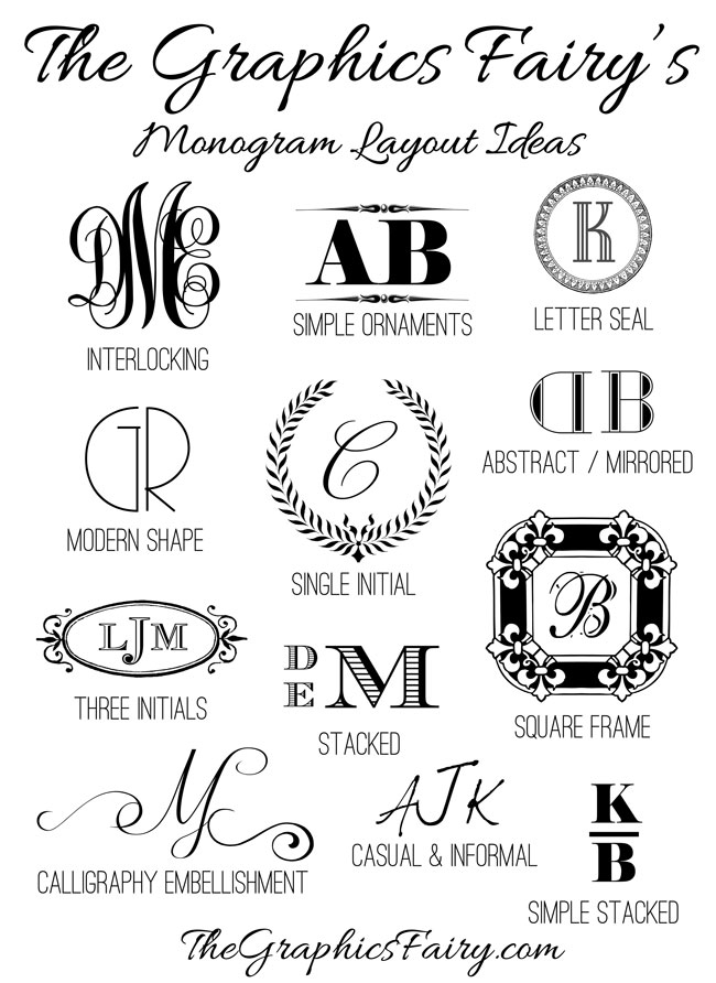 Create Your Own Monogram Free Fonts