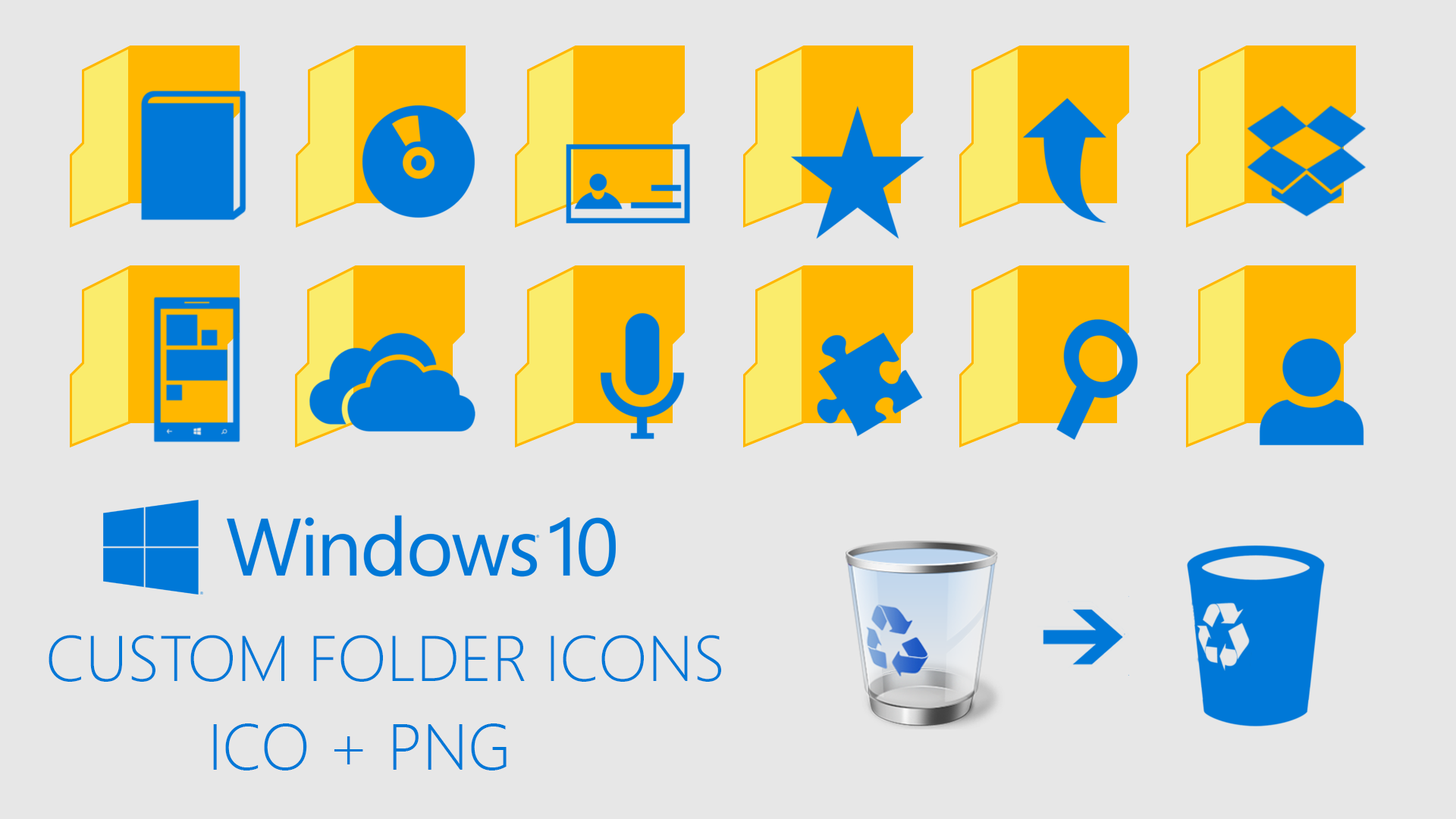 Custom Windows Icons Folder 10