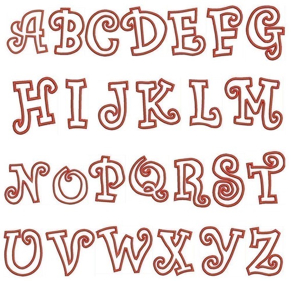 Cute Alphabet Fonts