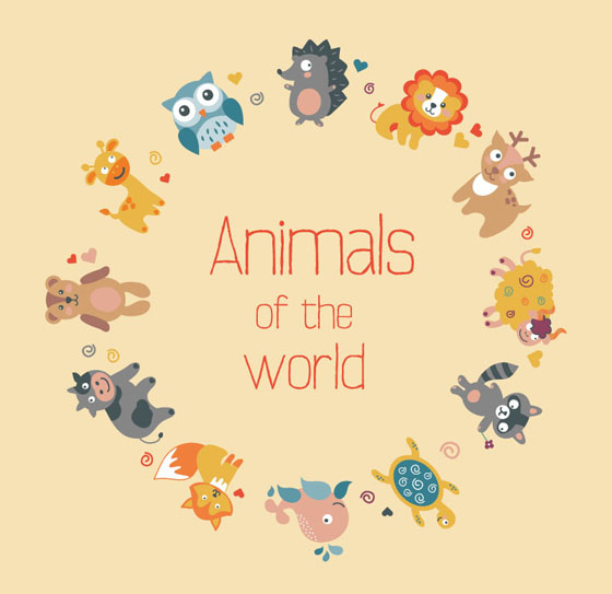 Cute Animal Vector Designs Free