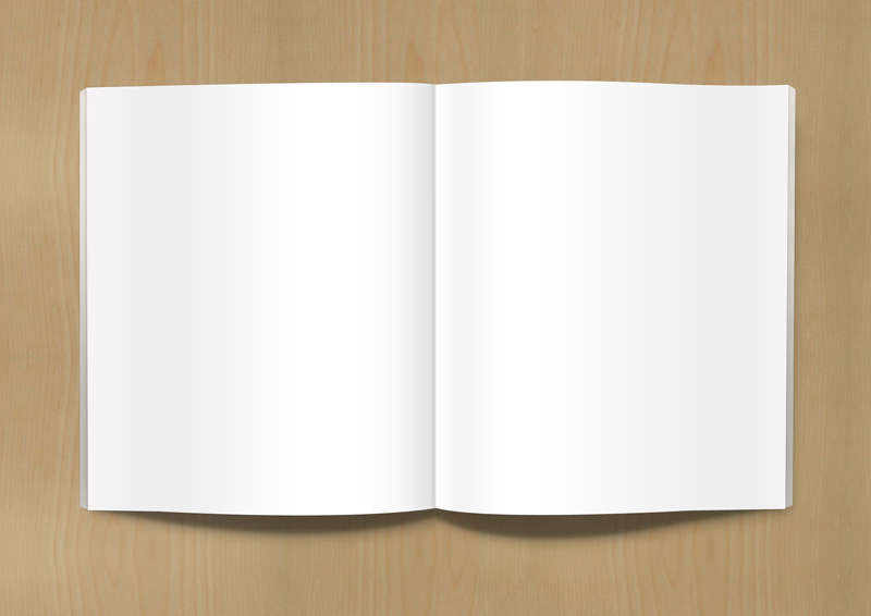 Double Magazine Spread Mockup Free Double Magazine Spread Mockup Free
