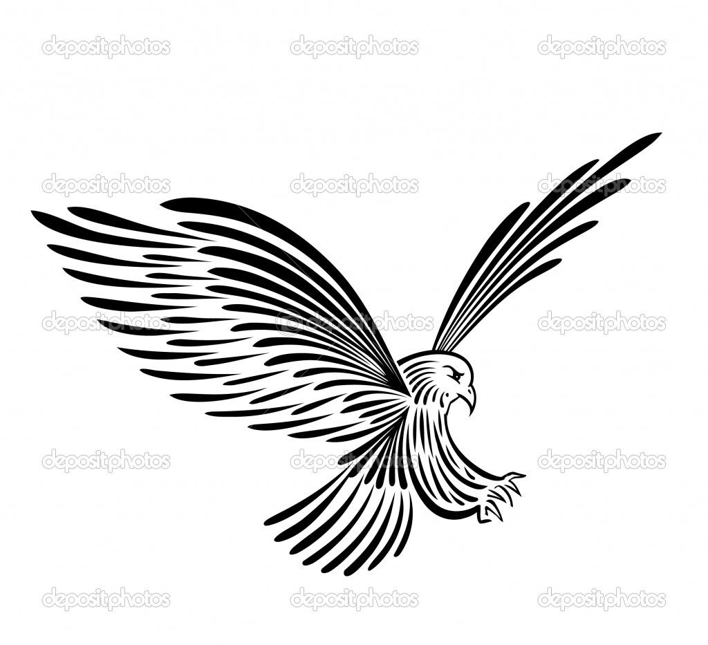Eagle Silhouette Tattoo