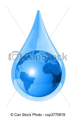 Earth Water Drop