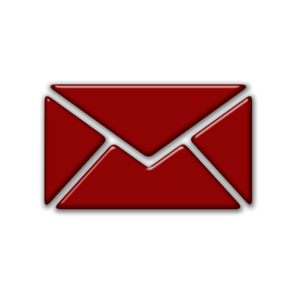 Email Envelope Icon Red