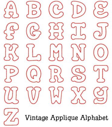 Embroidery Applique Alphabet Letters Embroidery Applique Alphabet Letters