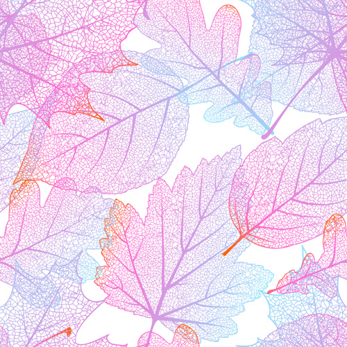Fall Autumn Leaves Free Vector Patterns