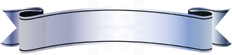 Fancy Blank Scroll Banner