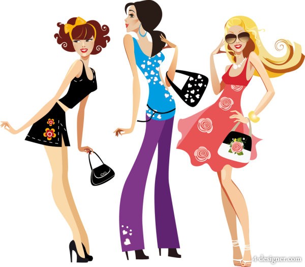 Fashion Cartoon Clip Art