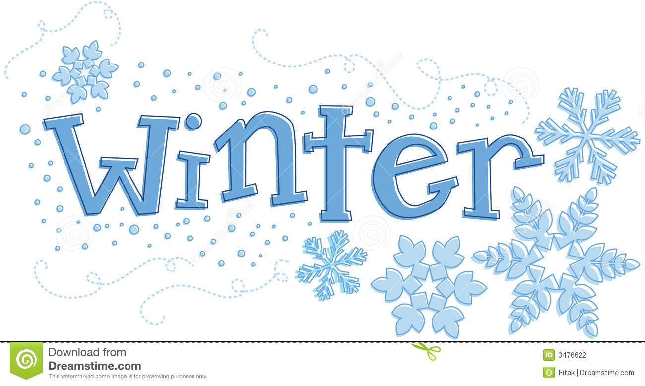 February Winter Clip Art