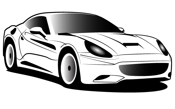 Ferrari Sports Car Clip Art Free