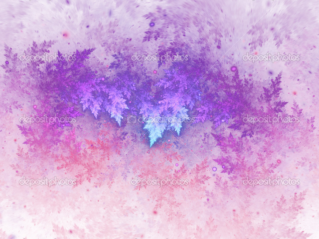 Fractal Colorful Theme Frost Winter