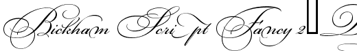 Free Bickham Script Fancy Font