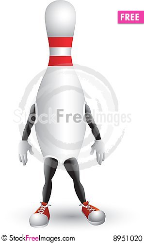 Free Bowling Pin Cartoons