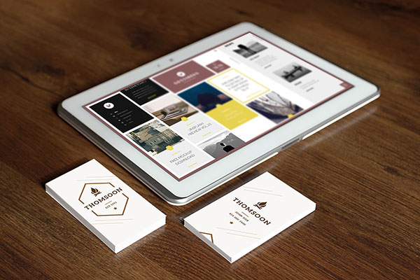 Free Business Cards Mockup PSD