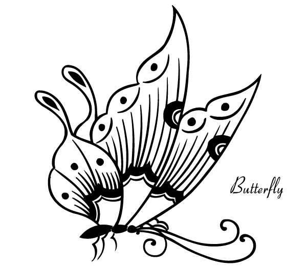 Free Butterfly Vector Art