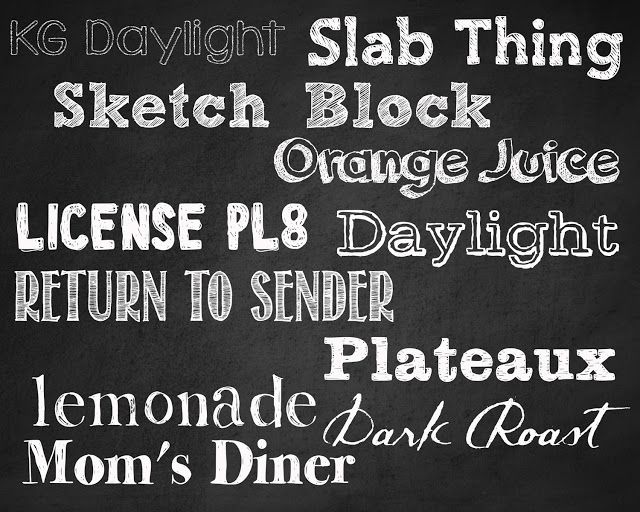 Free Chalkboard Fonts