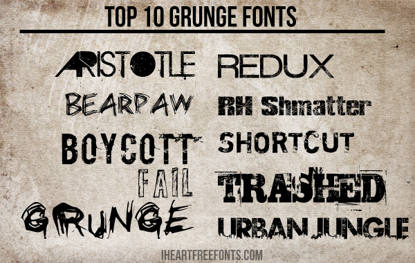 Free Grunge Fonts