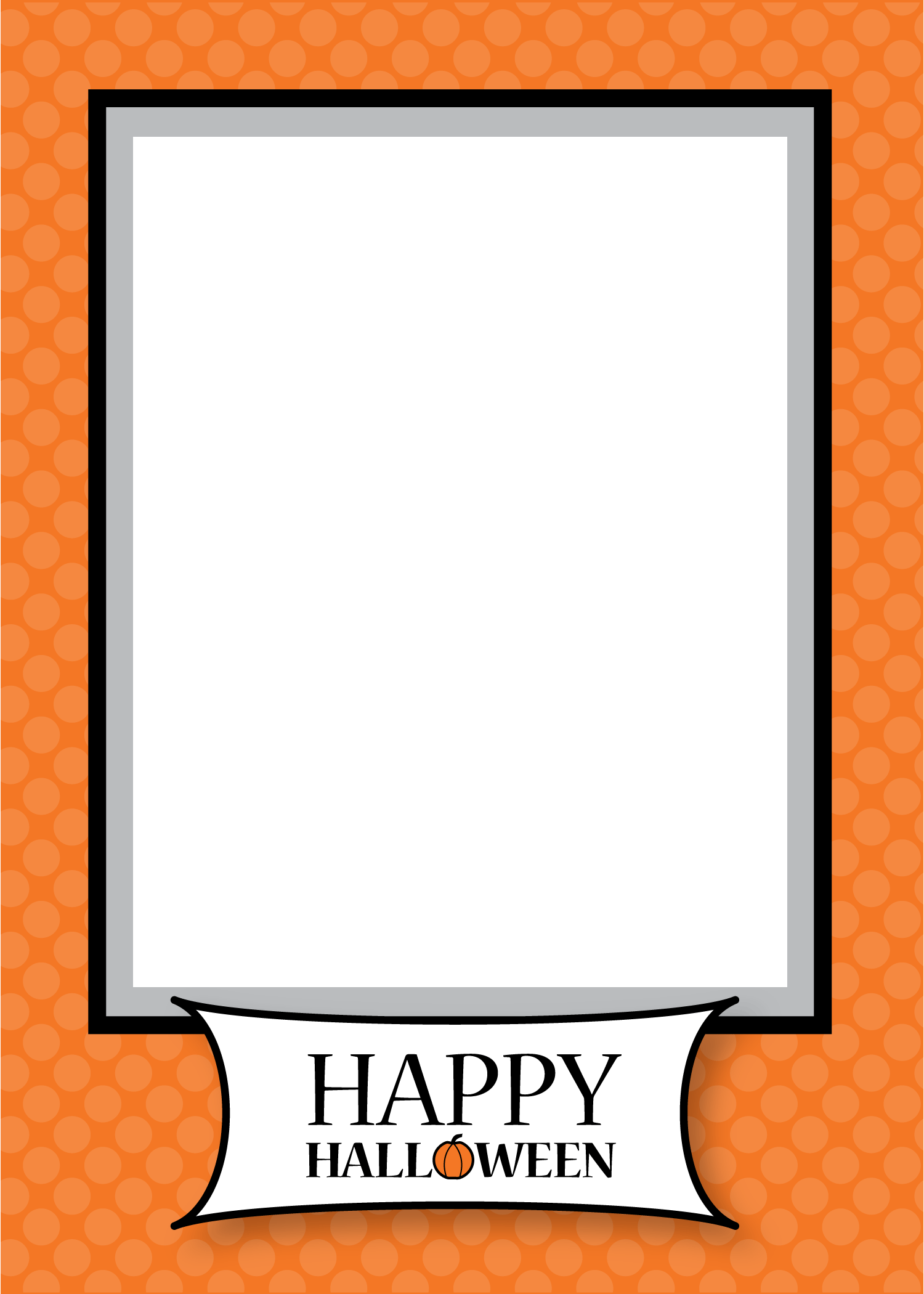 Free Halloween Frame Template Printable