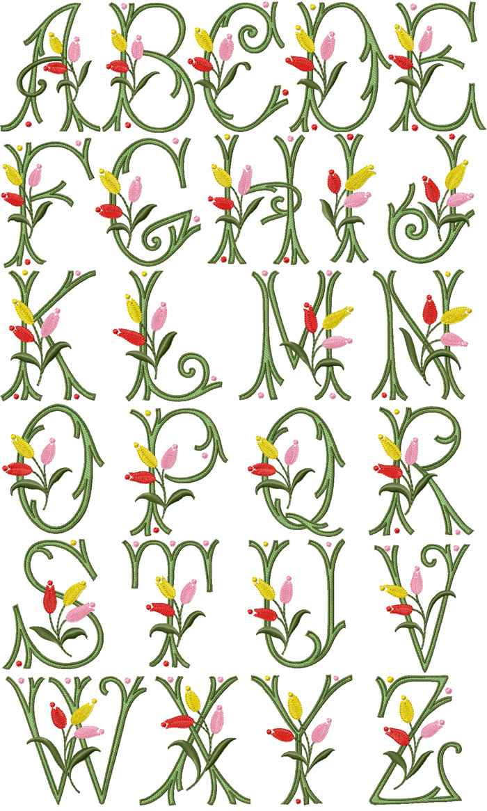 Free Machine Embroidery Alphabet Designs Free Machine Embroidery Alphabet Designs