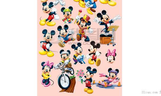 Free Mickey and Minnie Mouse Name Tags