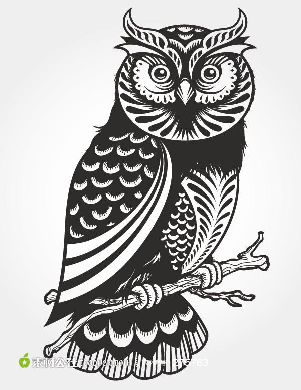 Free Paper Cutting Patterns Owl