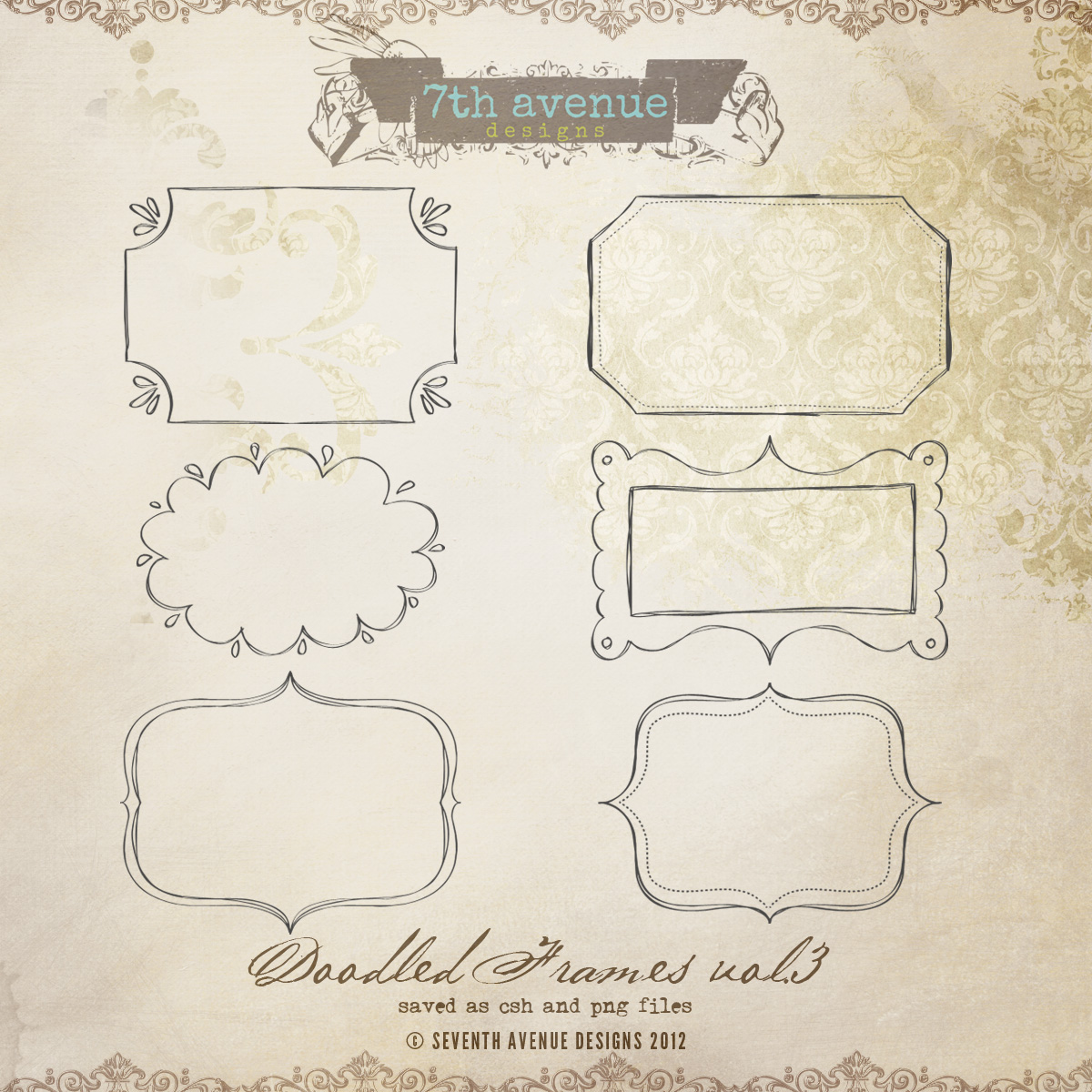 Free Photoshop Shapes Frames