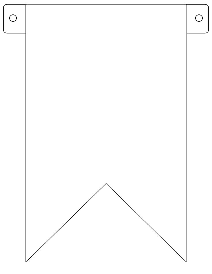 Free Printable Flag Banner Template Free Printable Flag Banner Template