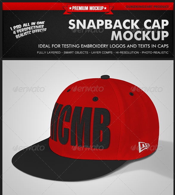 Free Psd Mock Up Snapback Hat Free Psd Mock Up Snapback Hat