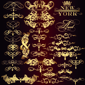 Free Vector Calligraphic Ornaments Free Vector Calligraphic Ornaments